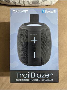 Merkury TrailBlazer Portable Bluetooth Speaker — Black